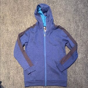 Boy’s Champion Blue and Grey Kids Full Zip Hoodie - Size L (12-14) or M (8-10)